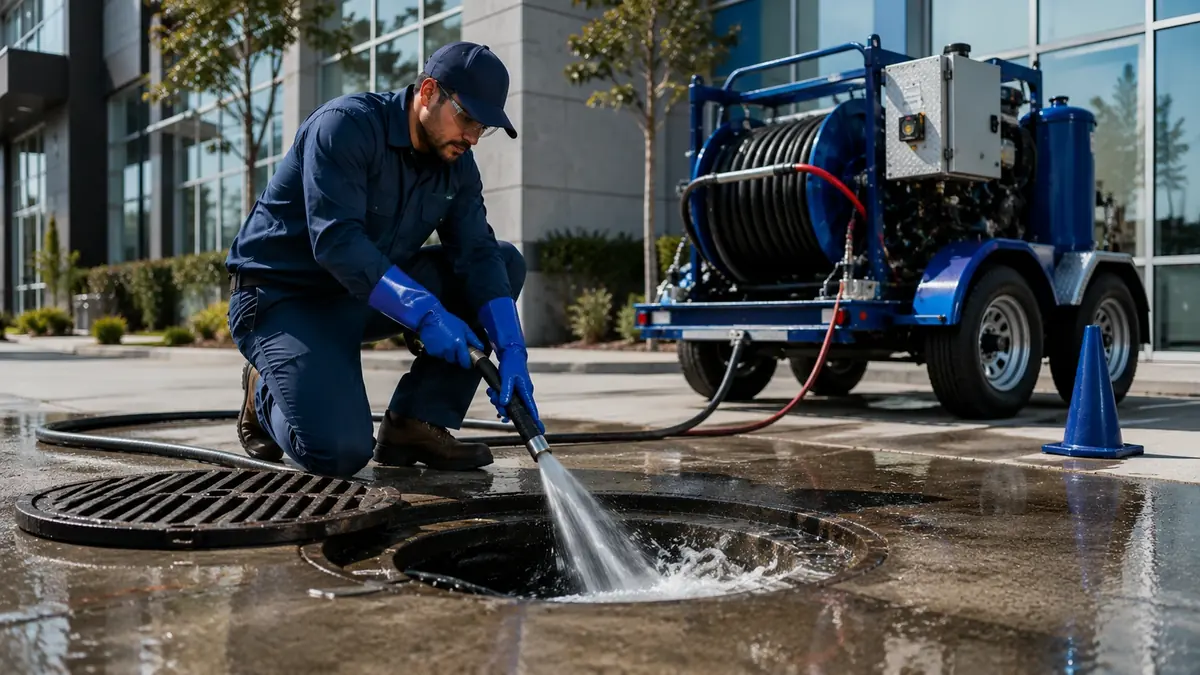 Commercial Hydro Jet Drain Cleaning in Parker Dam