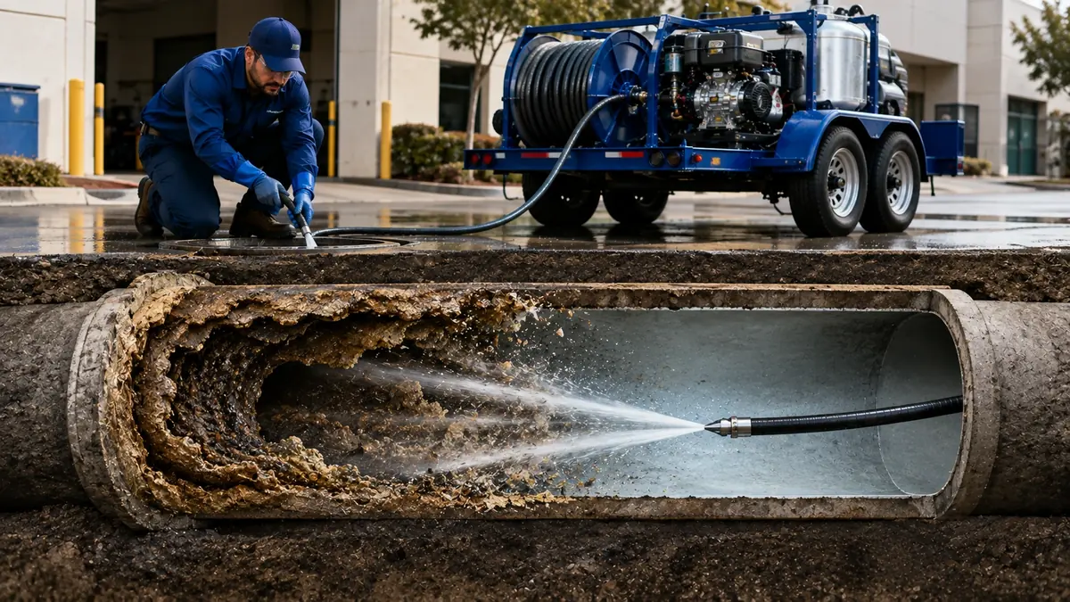 Sewer Pipe Descaling in Parker Dam